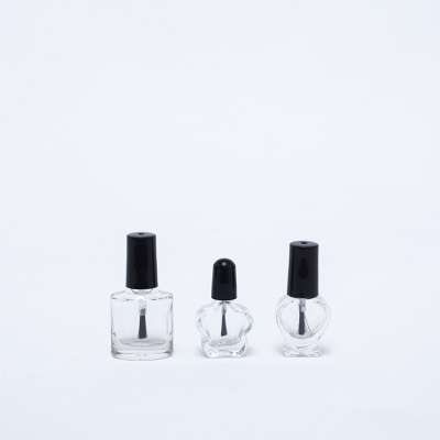 wholesale luxury oem 5ml 8ml 9ml 10 ml 13ml 15ml 20ml unique clear glass empty nail polish bottle with brush suppliers